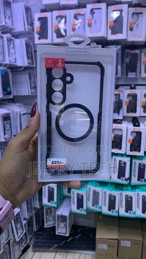 Xundd MagSafe Shockproof Clear Cases With Black Edges Galaxy A36 5G