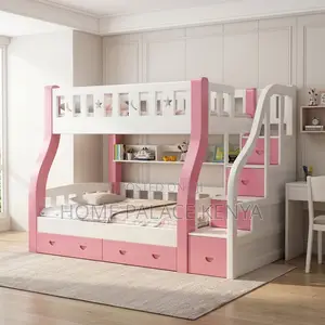 Bunk Bed; Wooden Bunk Bed for Shared Sleeping Spaces and Everyday Use