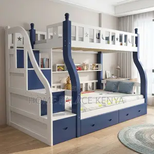 Bunk Bed; Wooden Bunk Bed for Shared Sleeping Spaces and Everyday Use