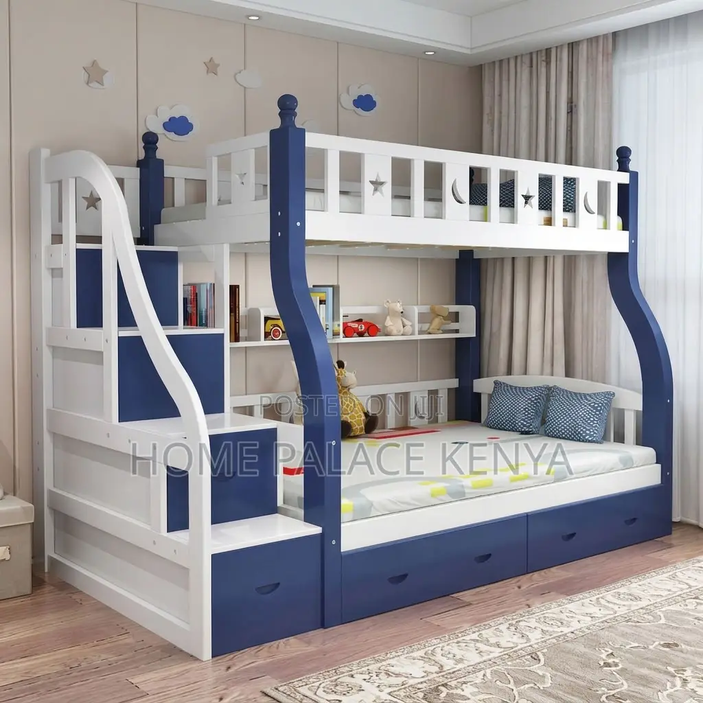 Bunk Bed; Wooden Bunk Bed for Shared Sleeping Spaces and Everyday Use