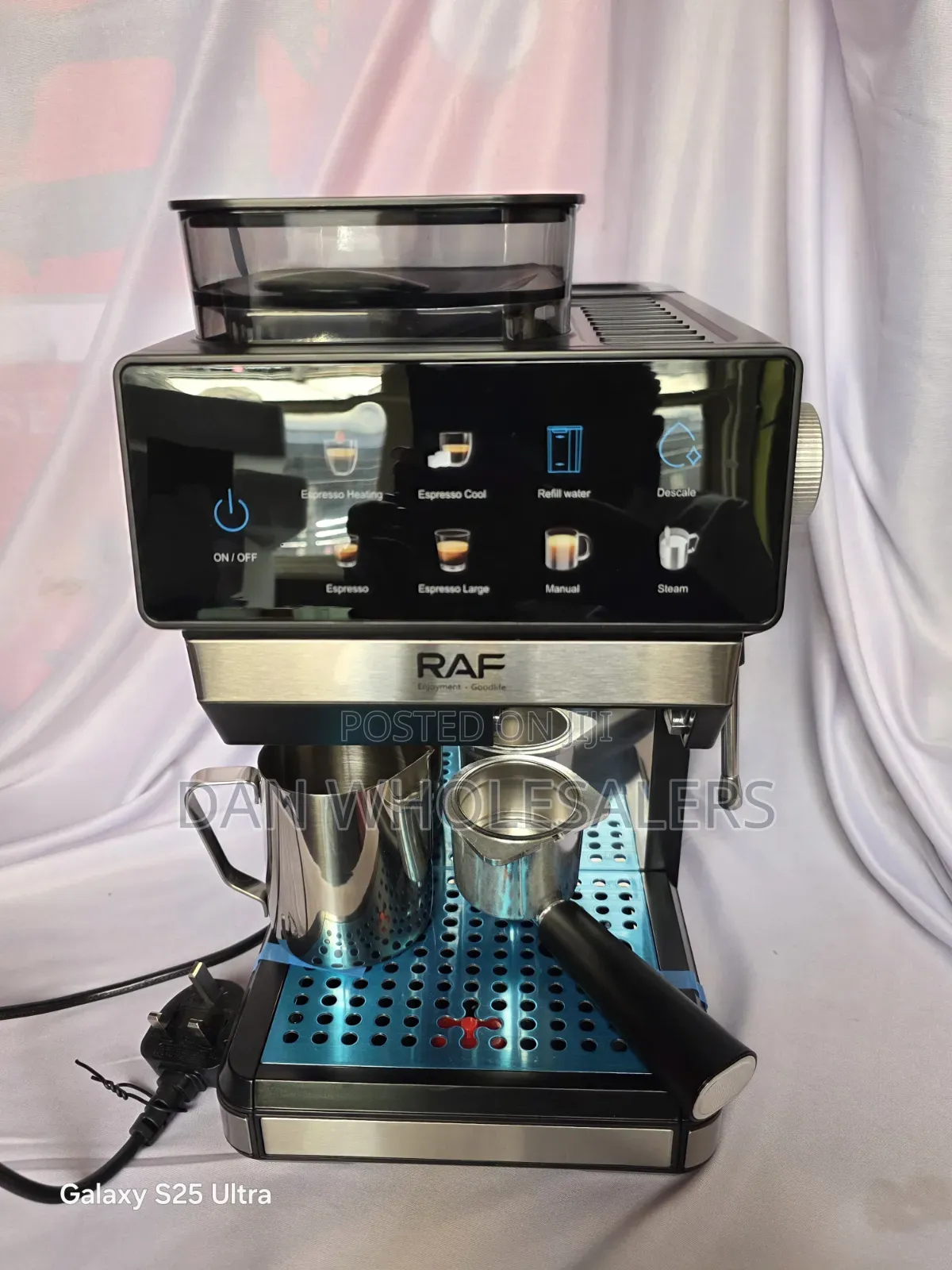 Coffee Maker Machine,single Station With Grinder