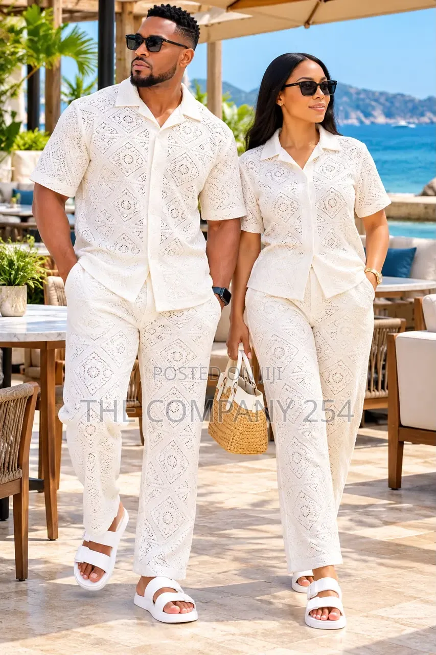 Heavy Cotton Couple's Trouser Set