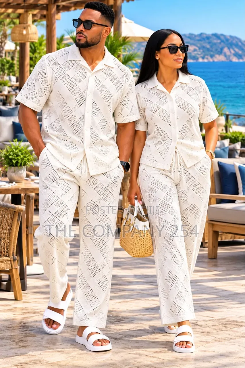 Heavy Cotton Couple's Trouser Set