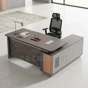 1.8 Meters CEO Writing Table With Side Extension.