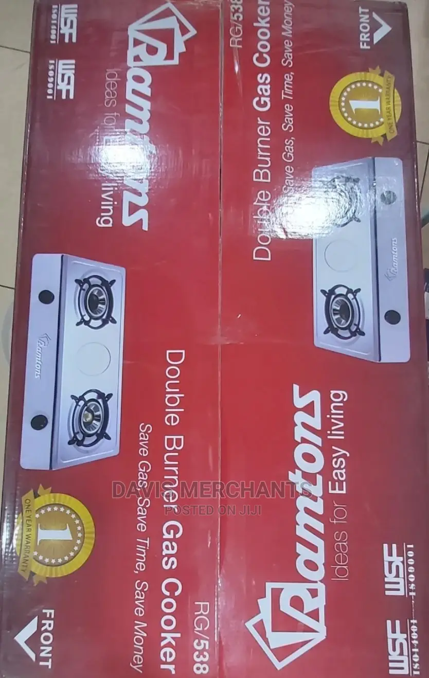 Ramtons Double Cooking Gas Cooker