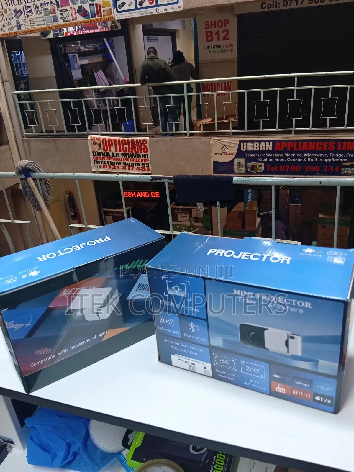 T6 Mini Android Smart Projector for Small Apartments