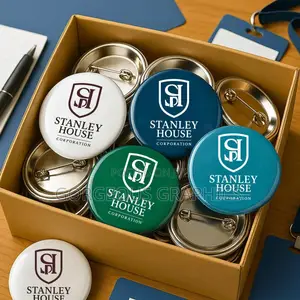 Custom Button Badges Printing