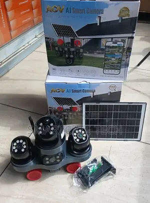 V380 4G Solar Surveillance Camera With Motion Detection