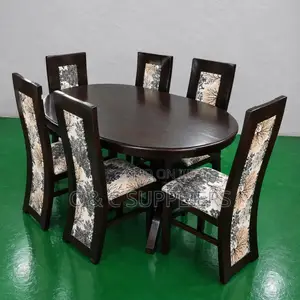 6-Seater Wooden Dining Set.