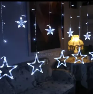 Star-Shaped LED Curtain String Light 1*3M
