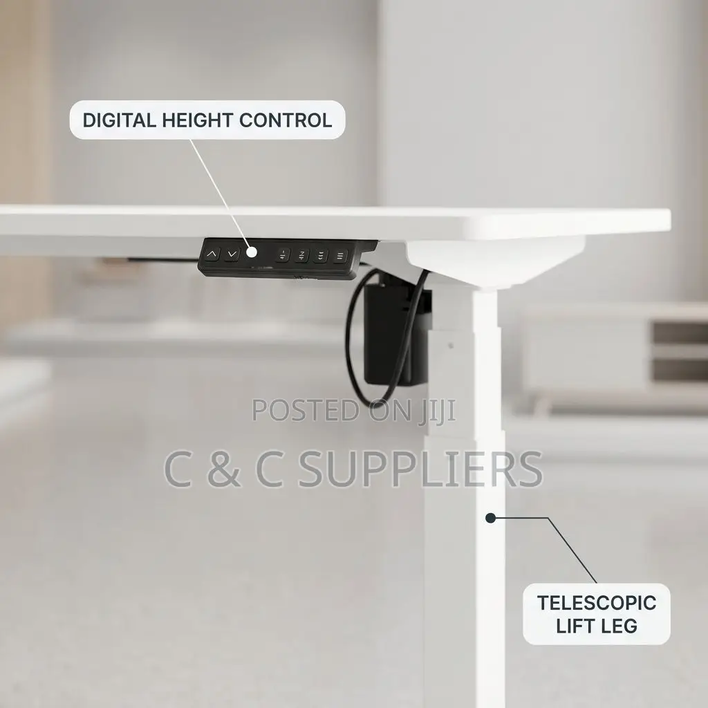 1200mm Powered Height-Adjustable Table