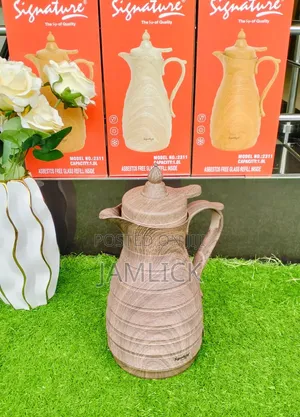 1L Classy Wooden Design Vacuum Flask for Hot Drinks - Sn