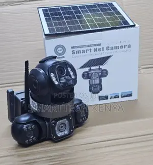 Triple Lens WiFi Solar CCTV Camera Outdoor Wireless 360° Solar Powered