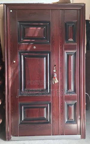 Brown Iron Security Steel Doors