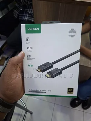 UGREEN DP101 Display Port Male to HDMI Male Cable- 1.5m