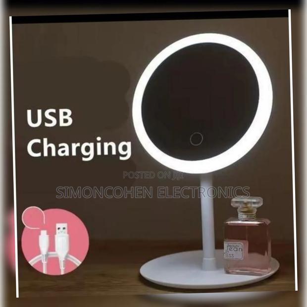 LED Makeup Mirror With a Storage Tray and Sensor Touch - main view
