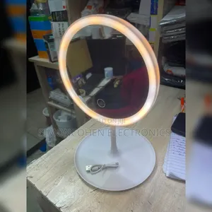 LED Makeup Mirror With a Storage Tray and Sensor Touch