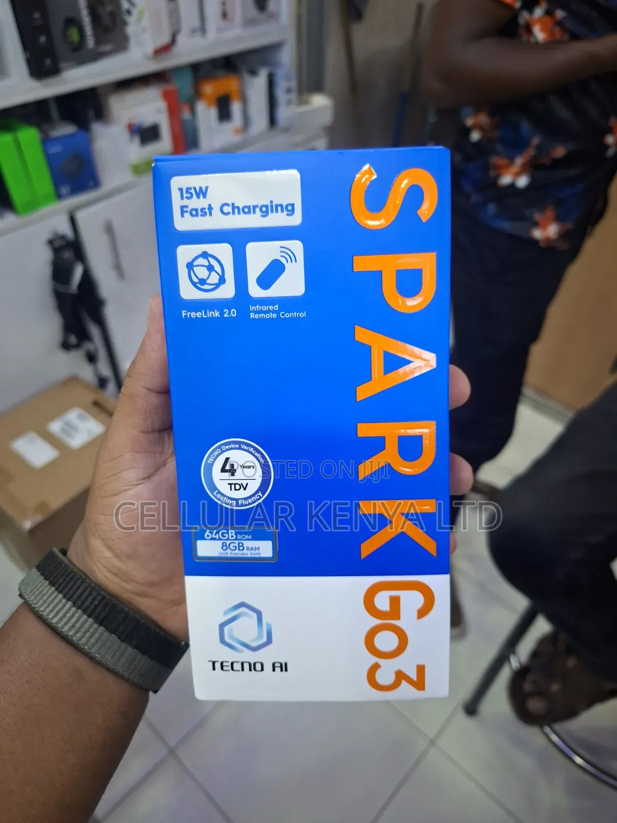 New Tecno Spark Go 3 64 GB Black