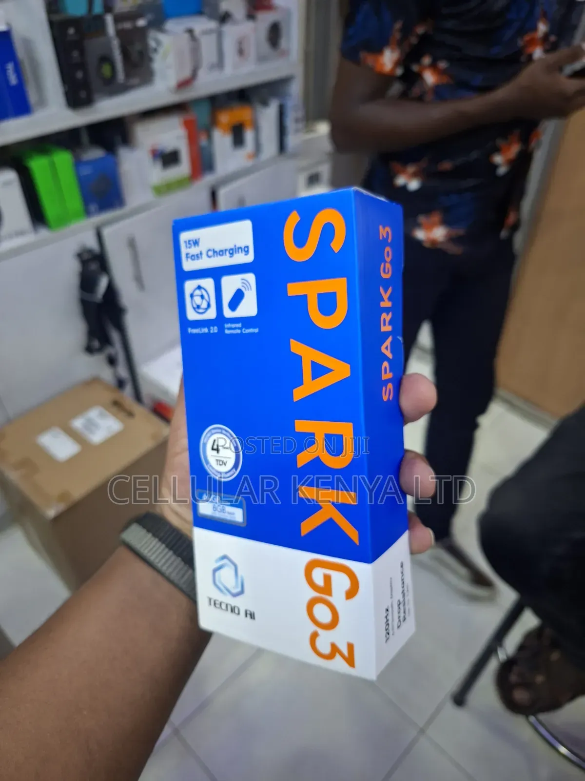 New Tecno Spark Go 3 64 GB Black