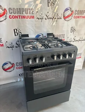 BJS Elite 60×60 (Model I-6011t) Standing Cooker in Grey.