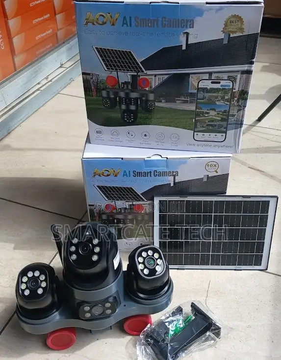 V380 4G SIM Solar Security Camera for Home and Business
