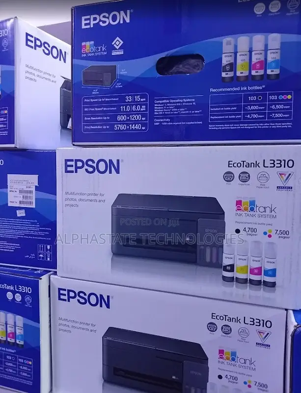 Epson Eco Tank L-3310 A4 All-in-One Ink Tank Printer