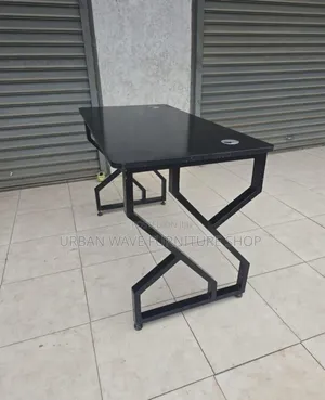 Study Metallic Home Office Desk
