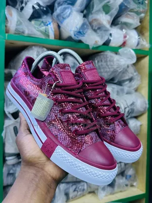 Quality Unisex Converse Snake Print Leather