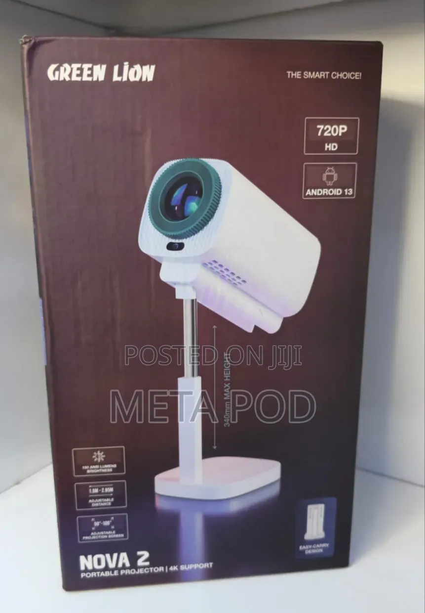 Green Lion Nova 2Portable Projector 4k