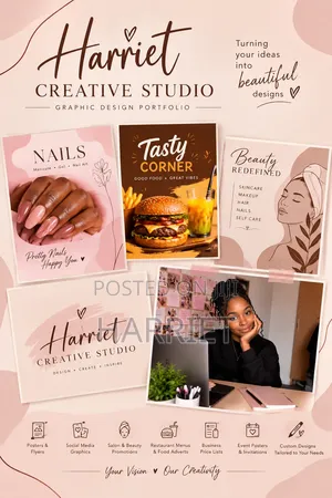 Graphic Design Services Business Posters, Menus and Price Lists