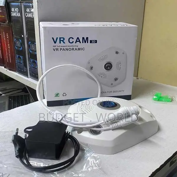 Weatherproof Design 360 Overall View Panoramic Fisheye Security Cam