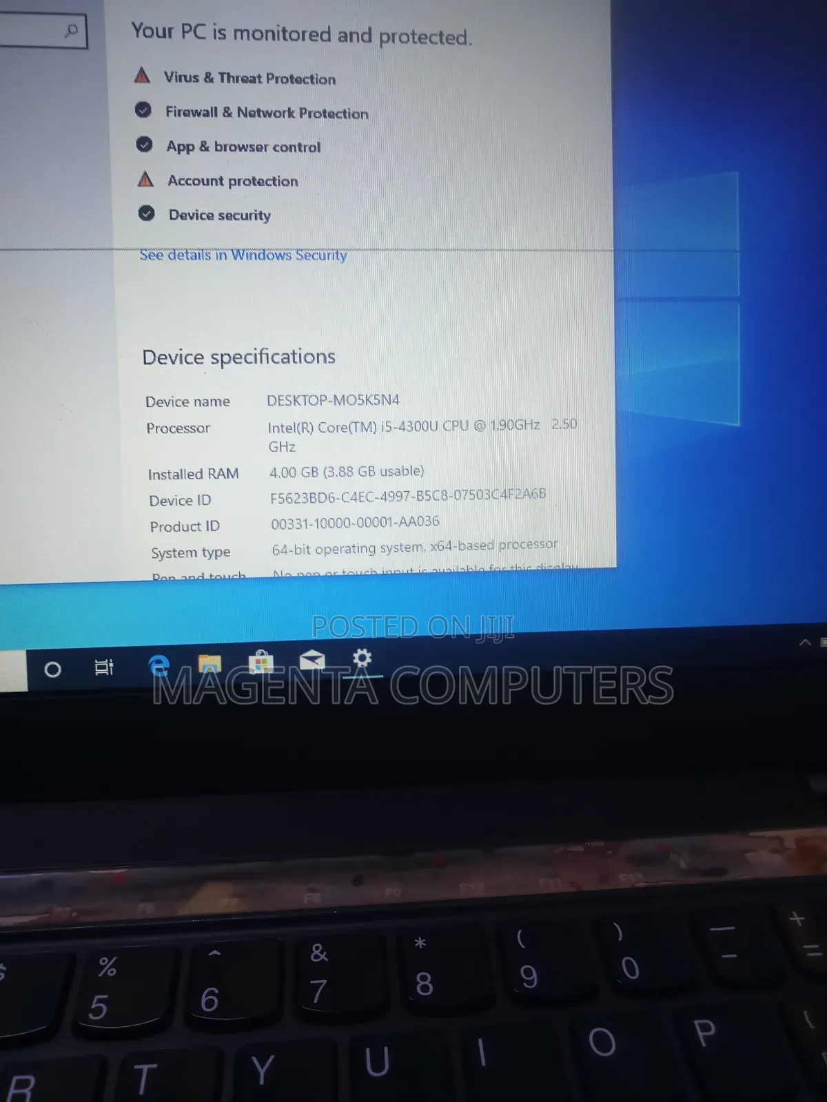 Laptop Lenovo ThinkPad X1 Carbon 4GB Intel Core i5 SSD 128GB