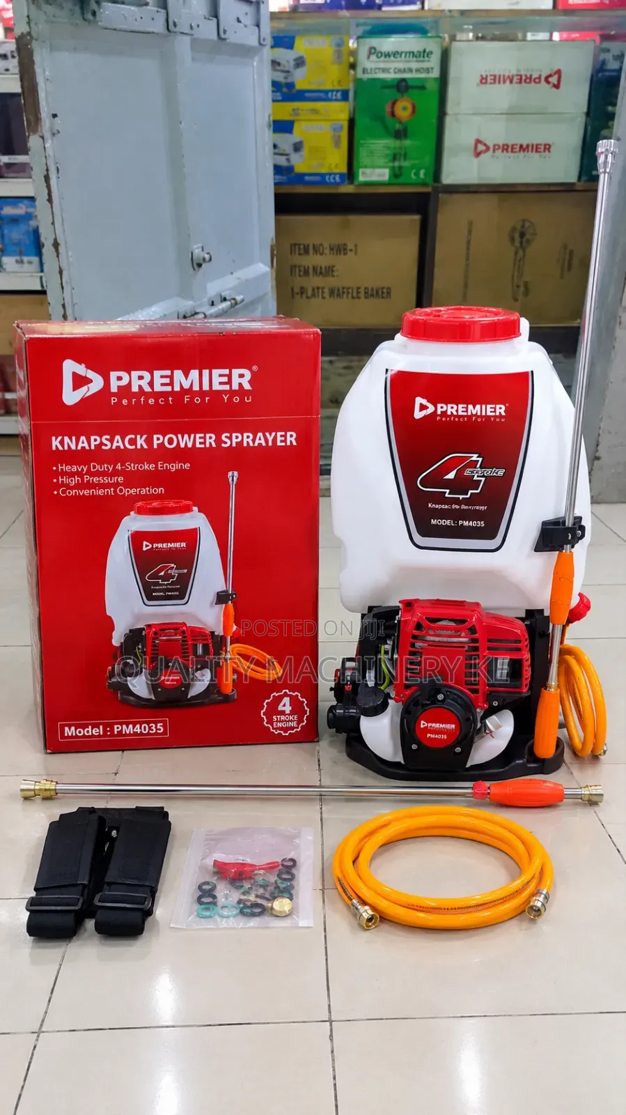 Premier 4-Stroke Motorized Backpack Sprayer - Model PM4035