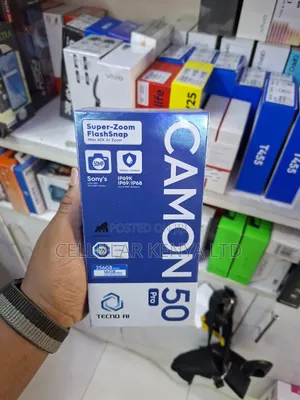 New Tecno Camon 50 Pro 256 GB Black