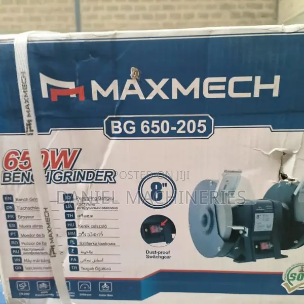 Maxmech 8inch Bench Grinder 650watts Bg 650-205