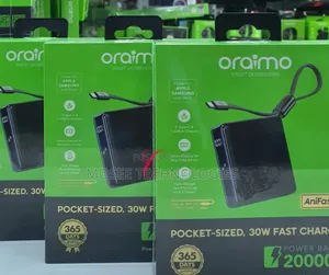 Oraimo PowerNova L21 OPB-7203C – 30W Fast Charging Power Bank