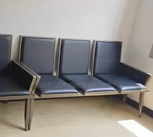 Ergonomic Leather Padded Heavy Duty Reception Bench