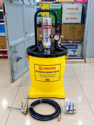 Premier 20L Pneumatic Grease Bucket (High Pressure Grease Pump).
