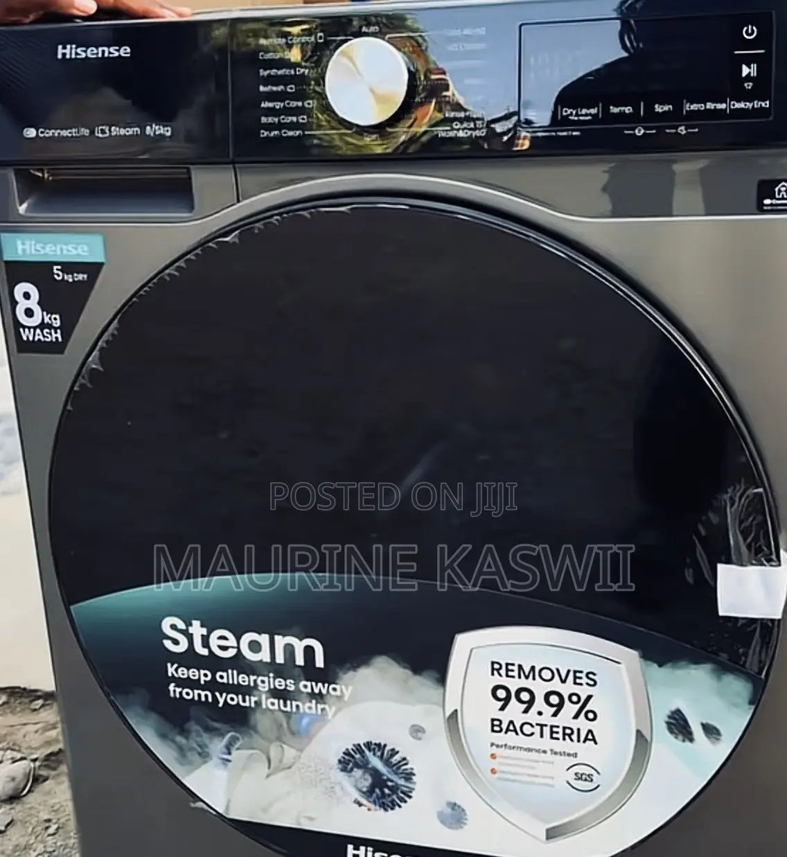 Hisense Wash& Dry 8kg/5kg Front Loader Machine-New