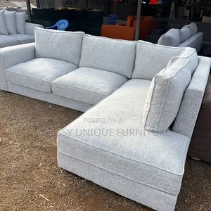 Light Grey Corner Sofa (L-Shaped)
