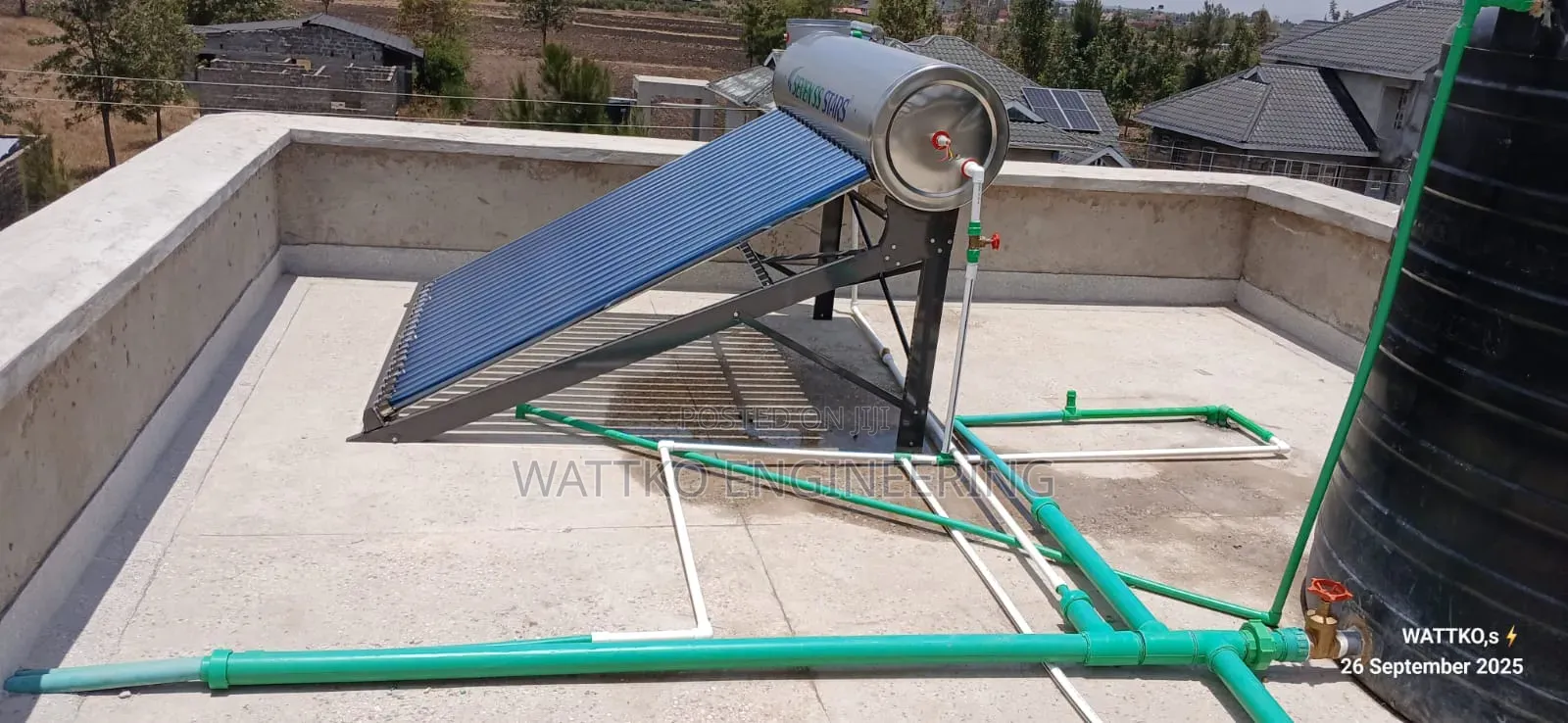 200 Stainless & Non-Pressurised Solar Water Heating System