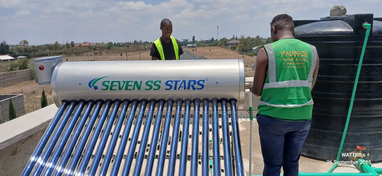200 Stainless & Non-Pressurised Solar Water Heating System