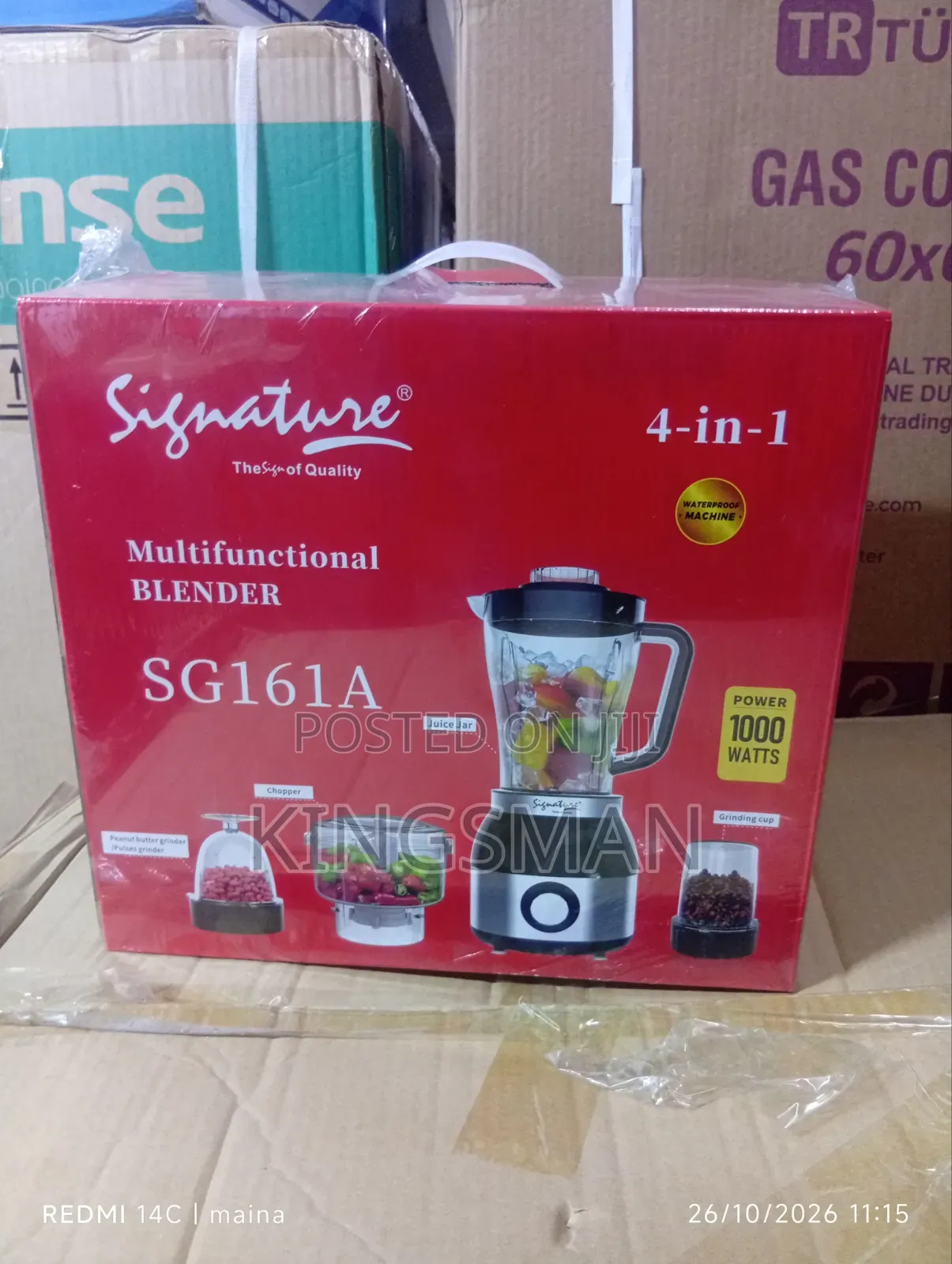 Signature 4 in 1 Multifunctional Blender SG161A