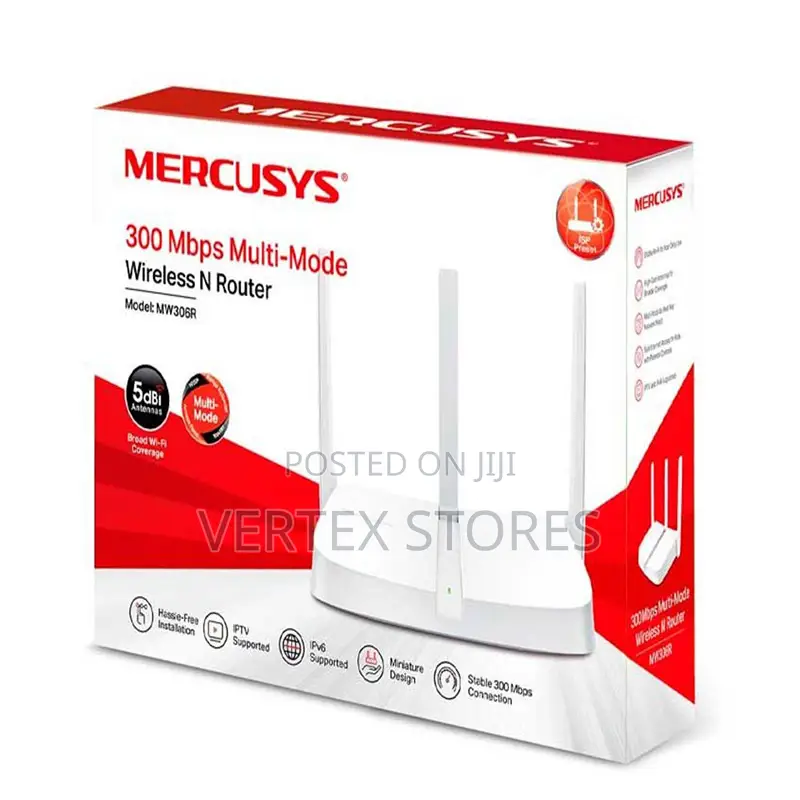 MERCUSYS 300Mbps Wireless Router - MW306R