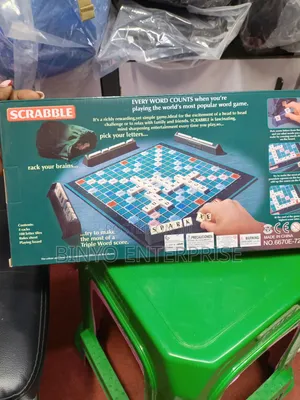 Family Scrabble Word Board Game