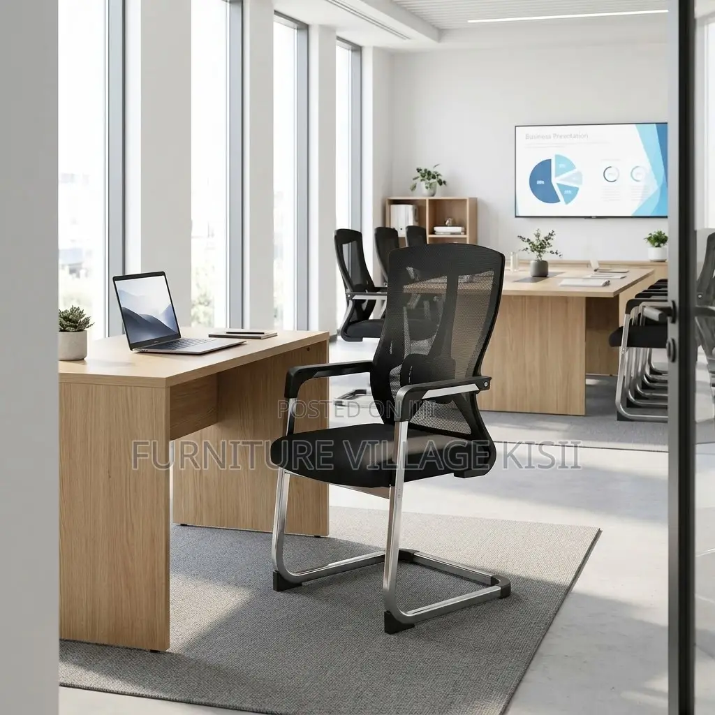 Mesh Back Waiting Office Chair