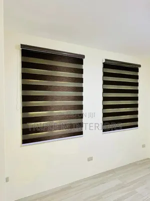 Cozy Home Office Horizontal Window Blinds