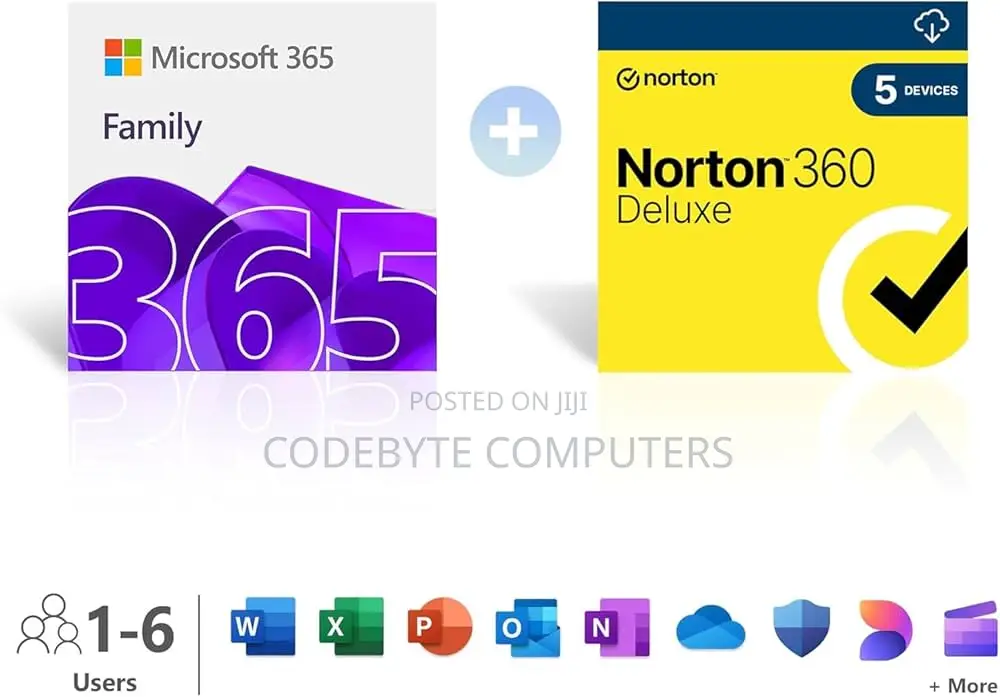 Microsoft 365 Family Africa Only Medialess - 6 Users - 1 Year