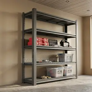 Storage Racks | Black Metallic Rust Resistant Cabinet Rack