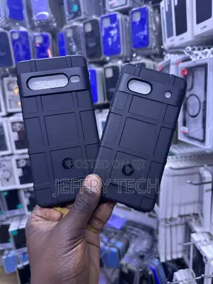 Rugged Shield Shockproof Phone Case Packaged for Google Pixel 6a.